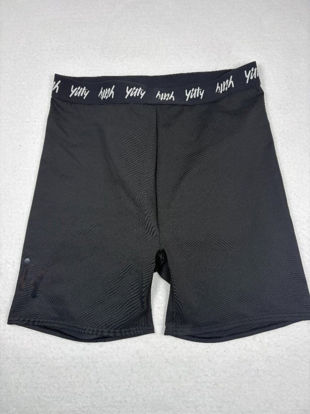 Yitty Black Major Label Shaping High Waist Shorts Athleisure Sporty Workout XL